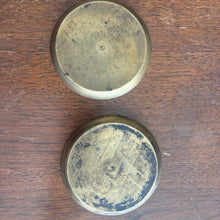 Load image into Gallery viewer, Vintage Brass Vintage Coasters (Set of 2)