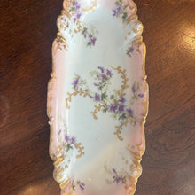 Load image into Gallery viewer, Limoges Celery/Relish Dish hello