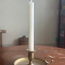 Load image into Gallery viewer, Vintage Brass Handled Candle Holder