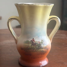 Load image into Gallery viewer, Hunter Scene Vase from Czechoslovakia