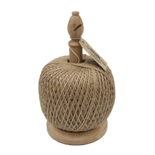 Load image into Gallery viewer, Oak Bishop Twine Tidy with Cutter and Twine (Made in Britain) - The Celtic Farm