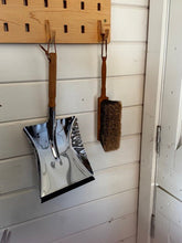 Load image into Gallery viewer, Stainless + Oiled Birch Dustpan and Horsehair Brush Combo - The Celtic Farm