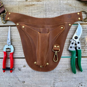 The Precision Garden Tool Bundle – Leather Belt, Carbon Pruners & Micro - Tip Shears - The Celtic Farm