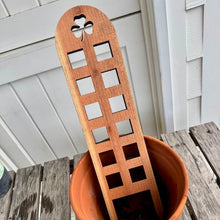 Load image into Gallery viewer, Unique Shamrock Trellis | Made in USA with US Cedar/Redwood - The Celtic Farm