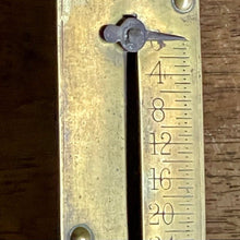 Load image into Gallery viewer, Vintage Brass Hanging Scale - Patent 1867 - The Celtic Farm