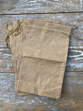 Load image into Gallery viewer, Drawstring Burlap Bags Large