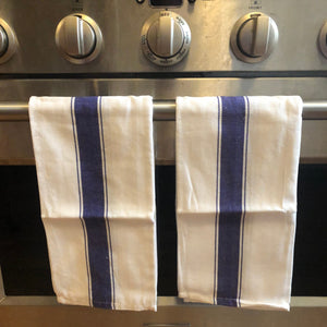 large kitchen towels made of high quality herringbone cotton