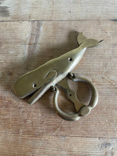 Load image into Gallery viewer, Brass Whale Knocker