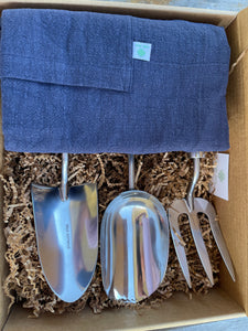 Gardening Gift Box - The Gardener's Kit - Apron and Classic Hand Tools