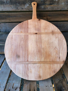 Best Charcuterie Board - Vintage Style Round Maple French Breadboard