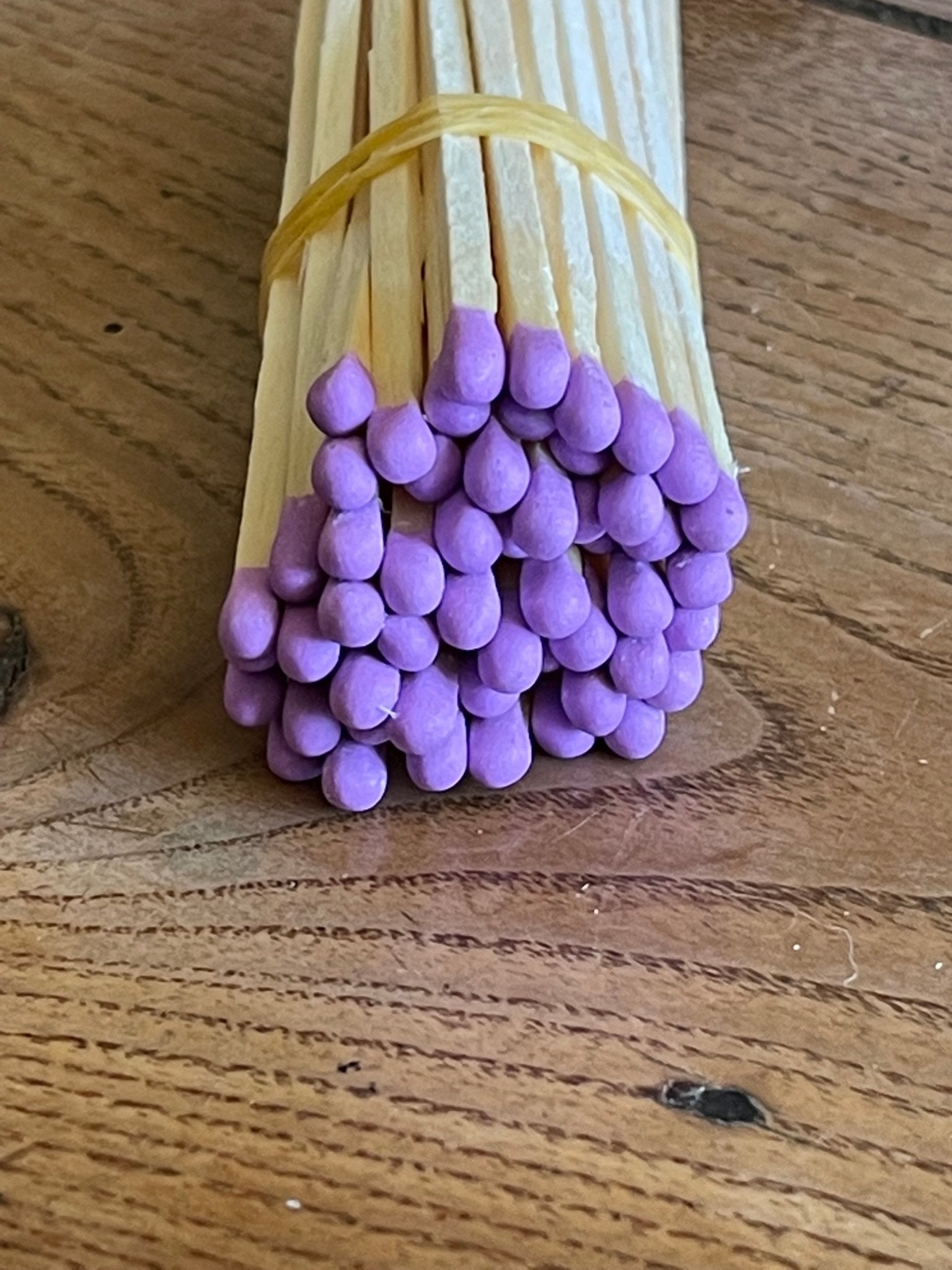 Bulk Wood Matches - 500 Count - 4 Long Wooden (Purple)