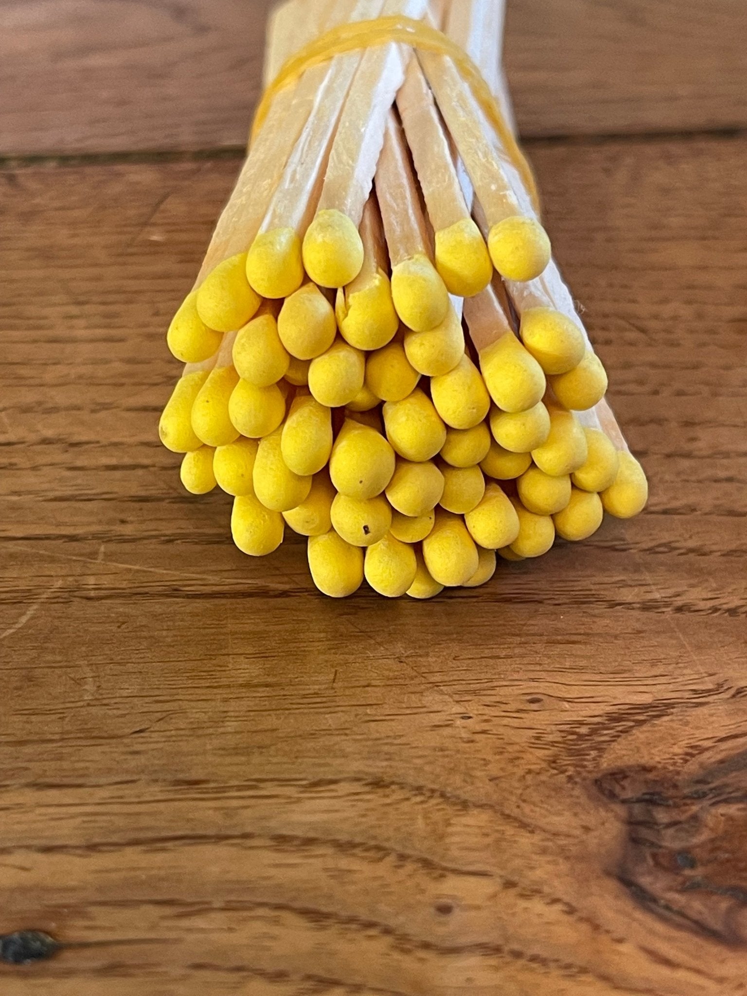 Bulk Wood Matches - 500 Count - 4 Long Wooden (Yellow)
