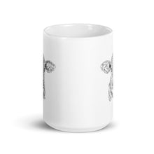 Load image into Gallery viewer, Mug with Cow Print Drawing Sketch