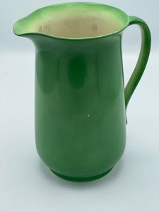 English Bungalow Green Pitcher - Made in England