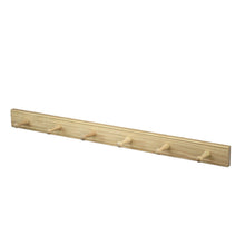 Load image into Gallery viewer, English Oak Shaker Peg Rail 6 PIN - Imported from the UK - The Celtic Farm