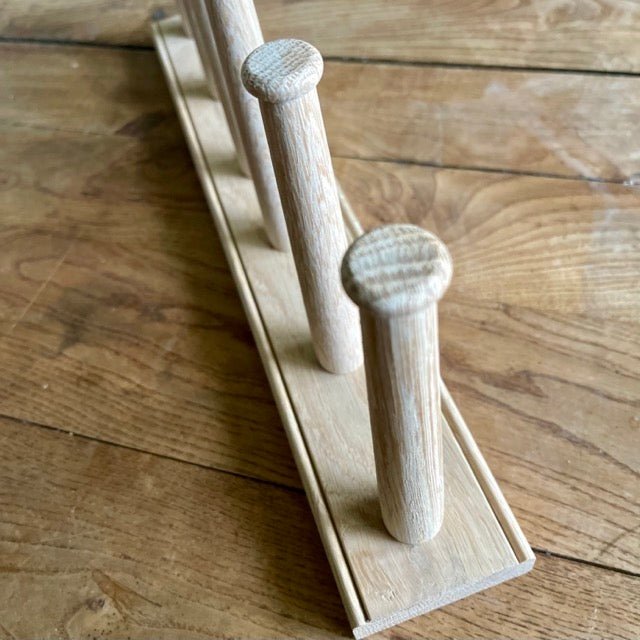 English Wellington Boot Rack - White Oak 2 Pair – The Celtic Farm
