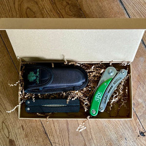Engraved Gardener's Multi-Tool Gift Box - Tool, Case and Sharpener - The Celtic Farm