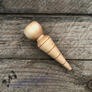 Garden Dibber (Dibble) for Seeds - Handmade Maple Hardwood