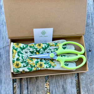Garden Gift Box - Gloves and Garden Snips - The Celtic Farm