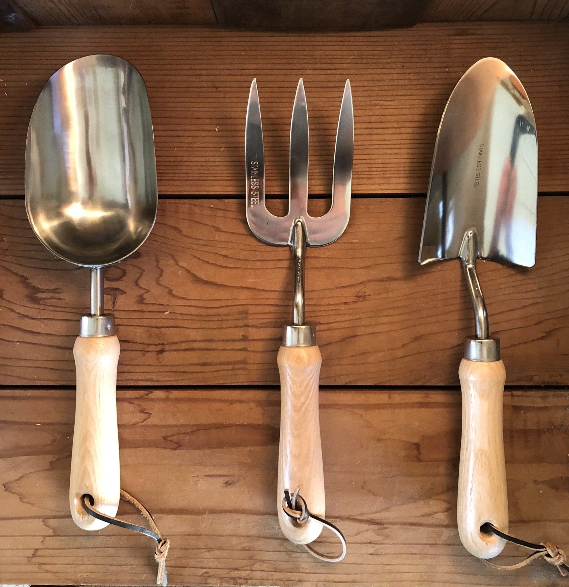 stainless steel garden hand tool set Garden Hand Tool Set - Hardwood and Stainless
