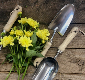 Garden Hand Tool Set - Hardwood and Stainless - The Celtic Farm
