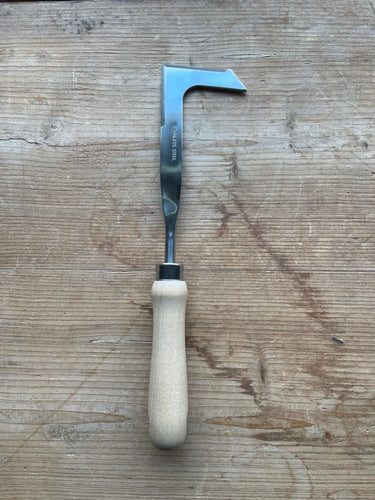 Garden Weeding Tool - Stainless and Hardwood - The Celtic Farm