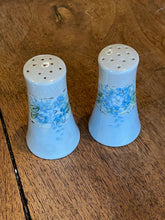 Load image into Gallery viewer, Hand Painted Forget-Me-Not Floral Salt and Pepper Shakers - The Celtic Farm