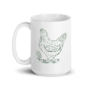 Hen and Chick Coffee Mug - Farm Animal Collection - The Celtic Farm