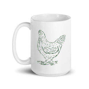 Hen Coffee Mug - Farm Animal Collection - The Celtic Farm