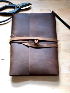 Leather Garden Journal and Diary - A Notebook for Garden Thoughts, Planning and Design - The Celtic Farm