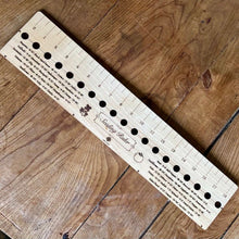 Load image into Gallery viewer, Maple Seed and Bed Ruler - Made in US with American Maple - The Celtic Farm