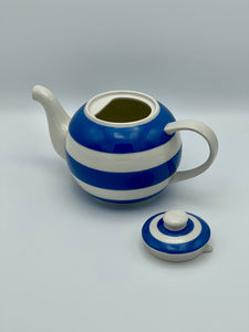Mother's Day Tea Set - Cornishware - Betty Teapot and Two Mugs - The Celtic Farm