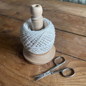 Oak String Tidy with Scissors and Twine - The Celtic Farm