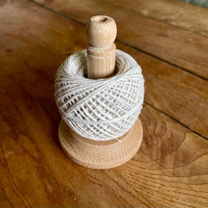 Oak String Tidy with Scissors and Twine - The Celtic Farm