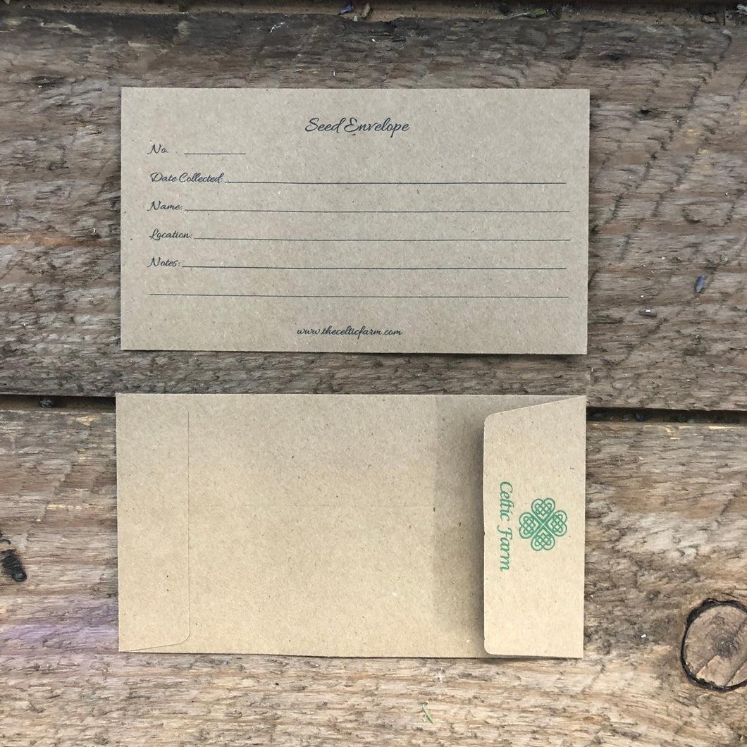 Our Seed Envelopes/Packets (Seed Collection) - The Celtic Farm