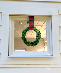 Preserved Boxwood Wreath - 10 " Small Wreath for Christmas or Holidays - The Celtic Farm