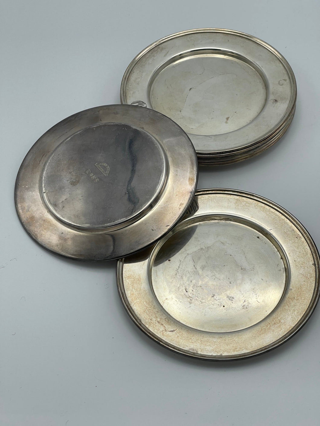 Silver Plated Desert Plates (8) - The Celtic Farm