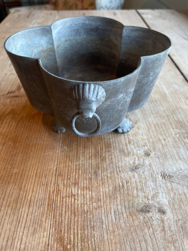 Vintage Brass Planter - The Celtic Farm