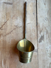 Load image into Gallery viewer, Vintage Irish - Brass and Wood Ladle Scoop - The Celtic Farm