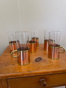 Vintage Irish Coffee Set with Copper - Buechler Copper and Brass - The Celtic Farm