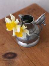 Load image into Gallery viewer, Vintage Pewter Pitcher - Flowers, Cream, Syrup Container - The Celtic Farm