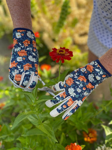 flower power gardening gloves Women's Floral Gardening and Project Gloves The Olivia Large