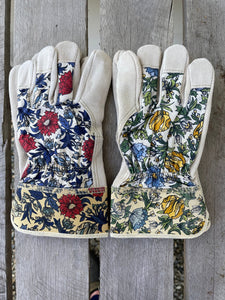 Women's Gardening Gloves - Soft Split Leather Gloves - The Celtic Farm