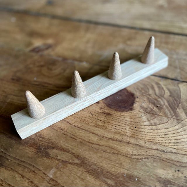 garden seed hole maker Wood Dibbler for Seed Trays & Beds- Line Seed Hole Maker