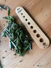 Load image into Gallery viewer, Wooden Herb Stripper - US Made / American Maple - The Celtic Farm