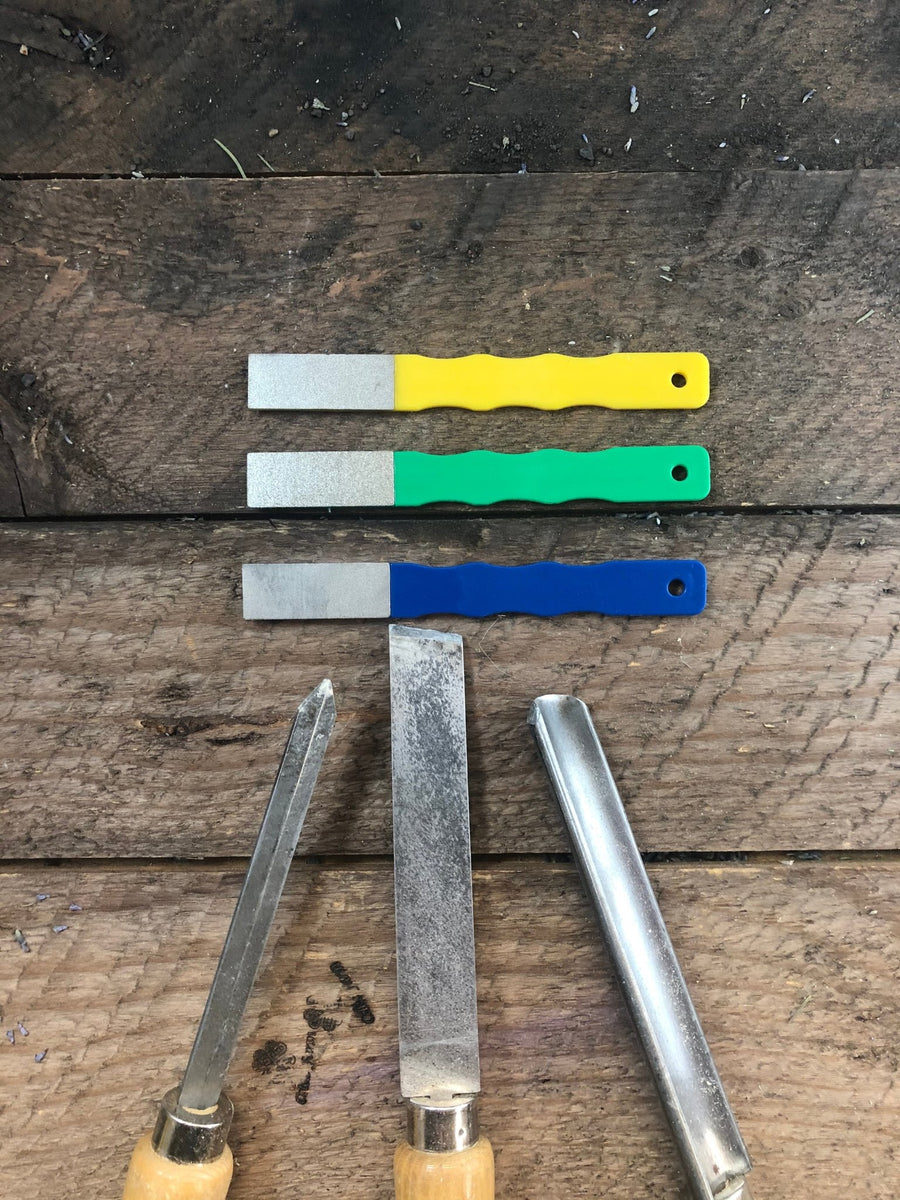 Woodworking Tool Sharpener Set - Diamond Hone Sharpening Paddles for D ...